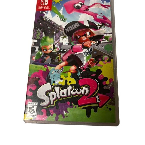 Splatoon 2 Nintendo Switch Action Shooter Multiplayer Amiibo Support E10+ BO0615 - Picture 1 of 5